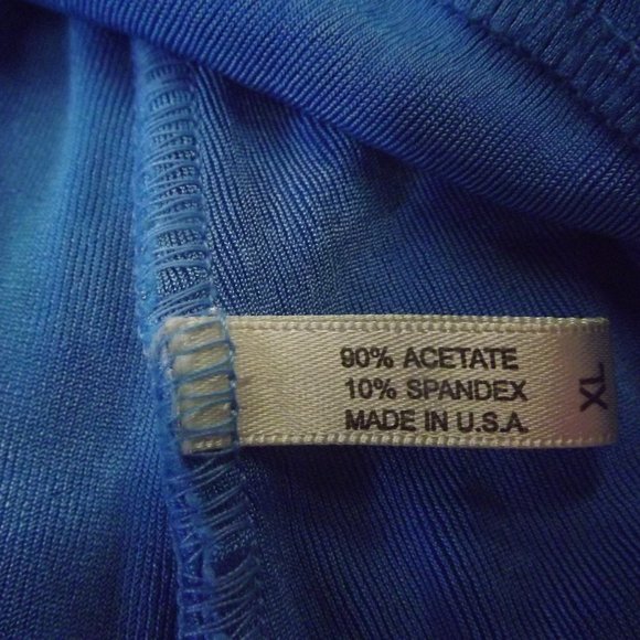 🐚Womans 3/4 sleeve top with skirt, set is XLarge top, Large Skirt ,Blue - Picture 3 of 8